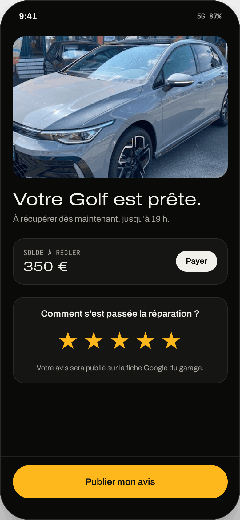 Il laisse un avis